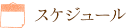 スケジュール
